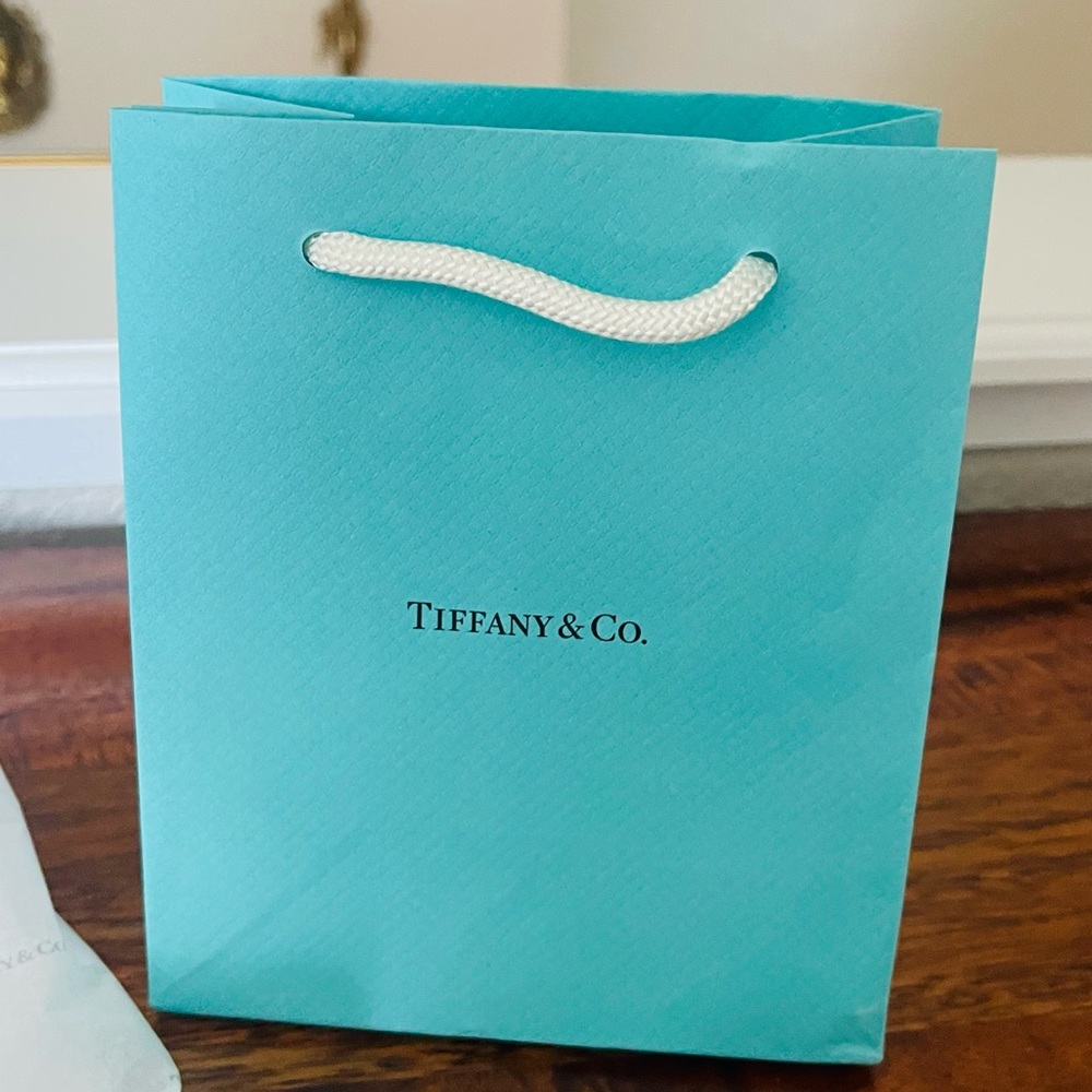 Authentic Tiffany and Company, jewelry gift bag